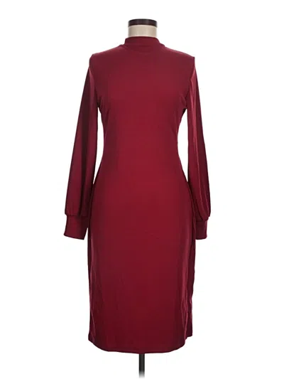 Pre-owned Unbranded Casual Dress In Red