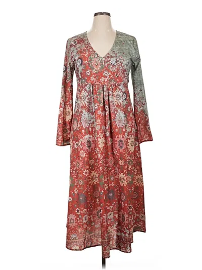 Pre-owned Unbranded Casual Dress In Red