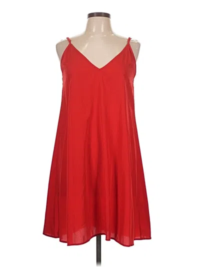Pre-owned Unbranded Casual Dress In Red