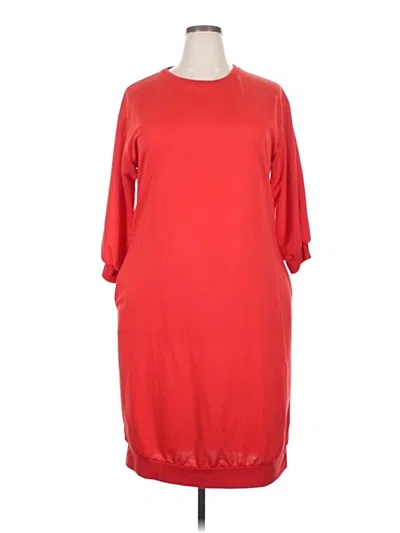 Pre-owned Unbranded Casual Dress In Red