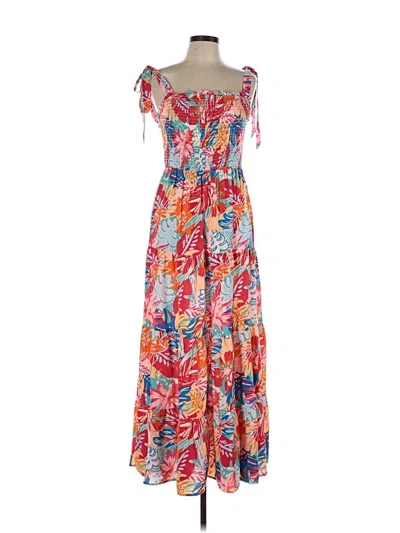 Pre-owned Unbranded Casual Dress In Red