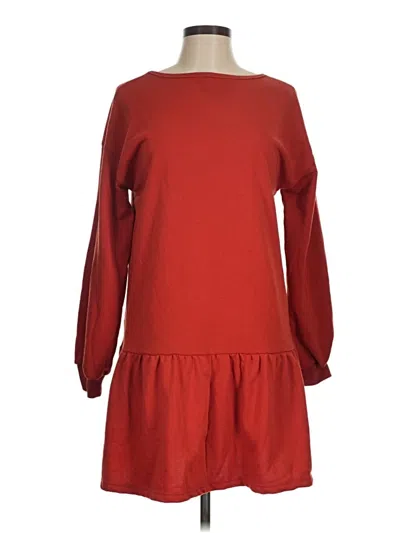 Pre-owned Unbranded Casual Dress In Red