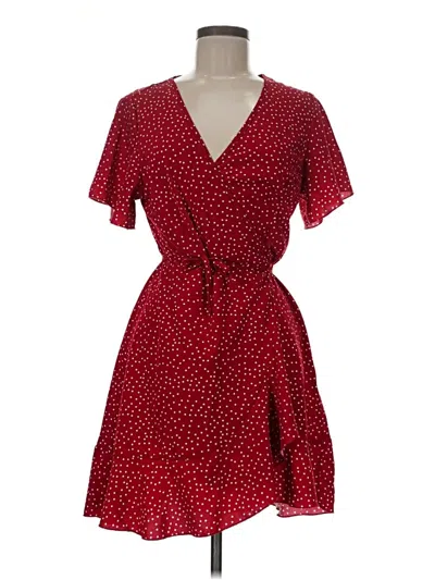 Pre-owned Unbranded Casual Dress In Red