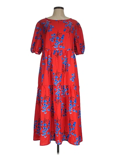 Pre-owned Unbranded Casual Dress In Red