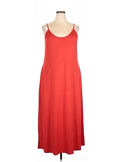 Pre-owned Unbranded Casual Dress In Red