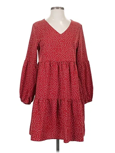 Pre-owned Unbranded Casual Dress In Red