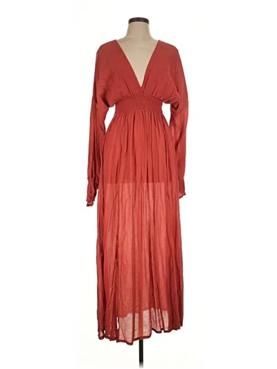 Pre-owned Unbranded Casual Dress In Red