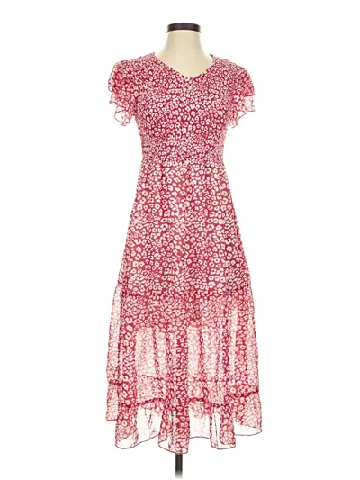 Pre-owned Unbranded Casual Dress In Red