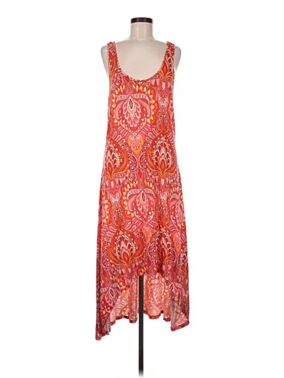 Pre-owned Unbranded Casual Dress In Red