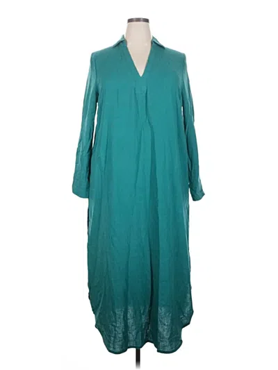 Pre-owned Unbranded Casual Dress In Teal