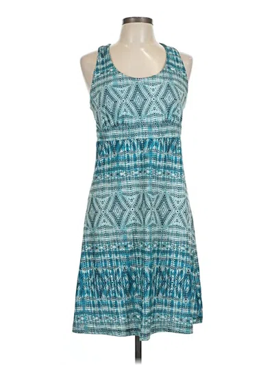 Pre-owned Unbranded Casual Dress In Teal