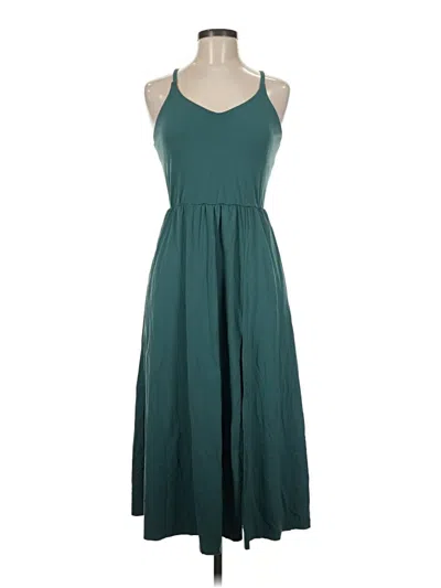 Pre-owned Unbranded Casual Dress In Teal