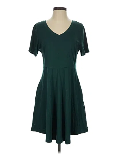 Pre-owned Unbranded Casual Dress In Teal