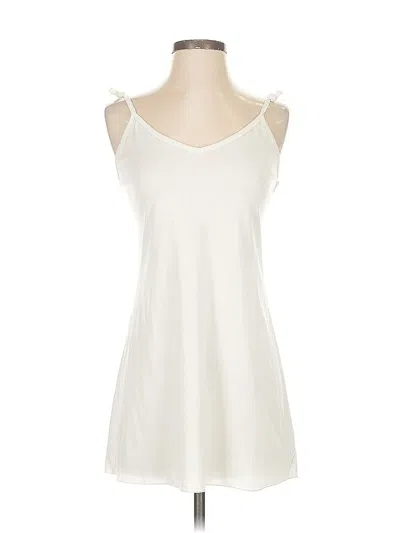 Pre-owned Unbranded Casual Dress In White