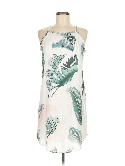 Pre-owned Unbranded Casual Dress In White