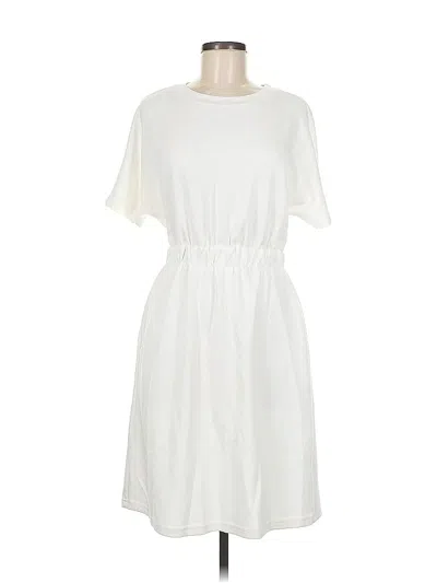 Pre-owned Unbranded Casual Dress In White