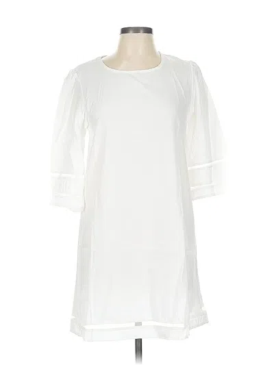 Pre-owned Unbranded Casual Dress In White