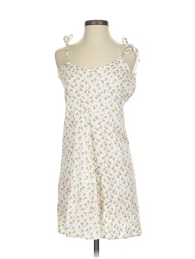 Pre-owned Unbranded Casual Dress In White