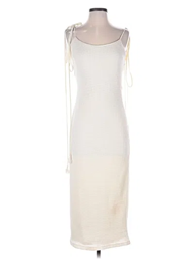 Pre-owned Unbranded Casual Dress In White