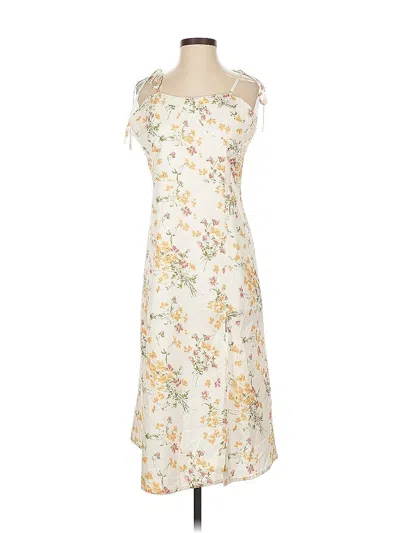 Pre-owned Unbranded Casual Dress In White