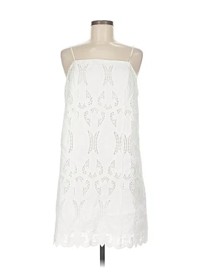 Pre-owned Unbranded Casual Dress In White