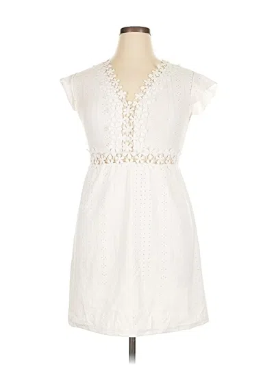 Pre-owned Unbranded Casual Dress In White