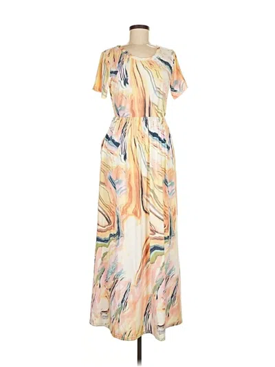 Pre-owned Unbranded Casual Dress In White