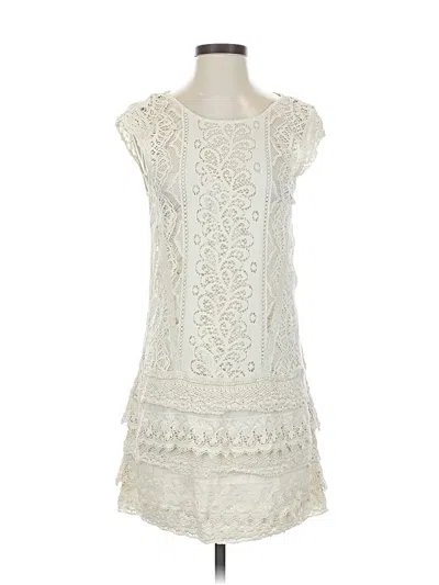 Pre-owned Unbranded Casual Dress In White