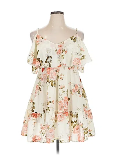 Pre-owned Unbranded Casual Dress In White