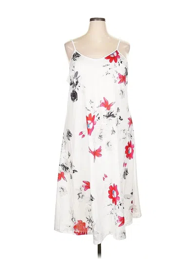 Pre-owned Unbranded Casual Dress In White