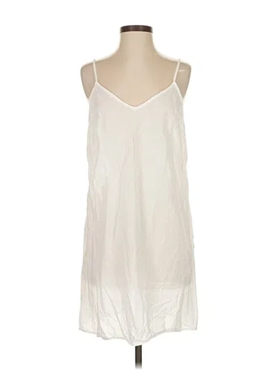 Pre-owned Unbranded Casual Dress In White