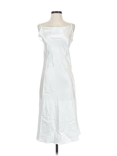 Pre-owned Unbranded Casual Dress In White