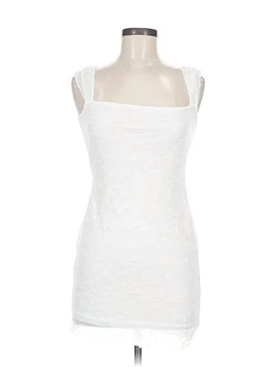 Pre-owned Unbranded Casual Dress In White