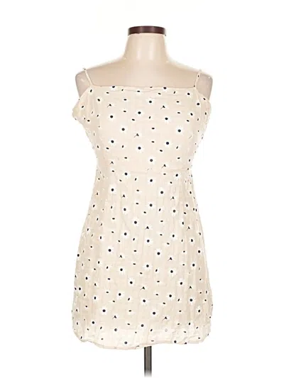 Pre-owned Unbranded Casual Dress In White