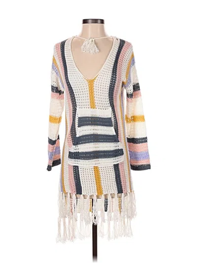 Pre-owned Unbranded Casual Dress In White