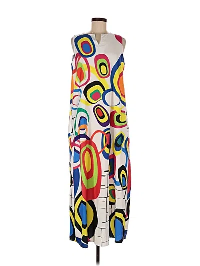 Pre-owned Unbranded Casual Dress In White