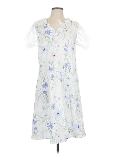 Pre-owned Unbranded Casual Dress In White