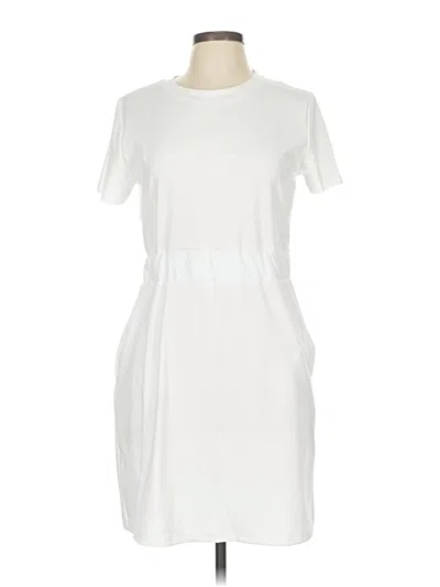 Pre-owned Unbranded Casual Dress In White