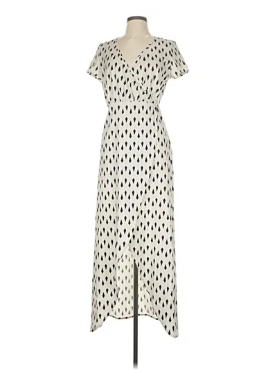 Pre-owned Unbranded Casual Dress In White
