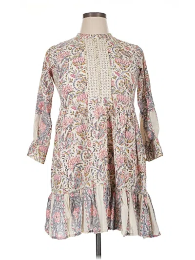 Pre-owned Unbranded Casual Dress In White