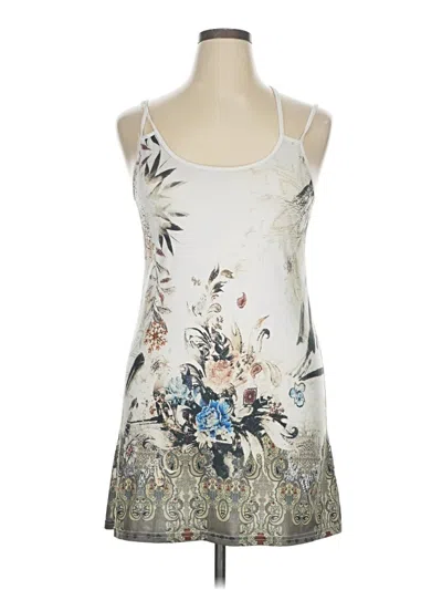 Pre-owned Unbranded Casual Dress In White