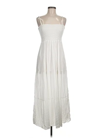 Pre-owned Unbranded Casual Dress In White