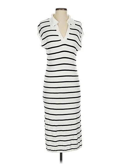 Pre-owned Unbranded Casual Dress In White