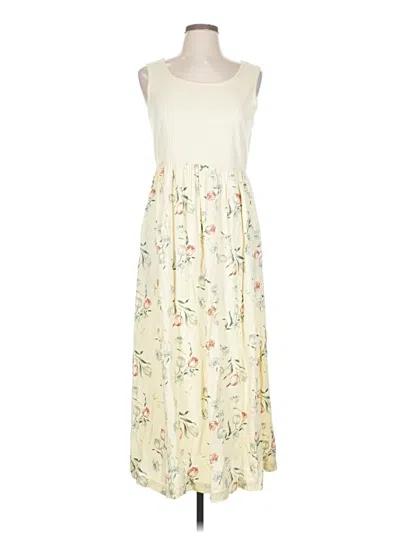 Pre-owned Unbranded Casual Dress In White