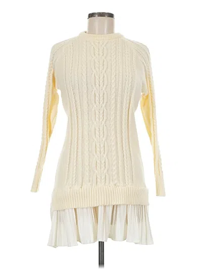 Pre-owned Unbranded Casual Dress In White