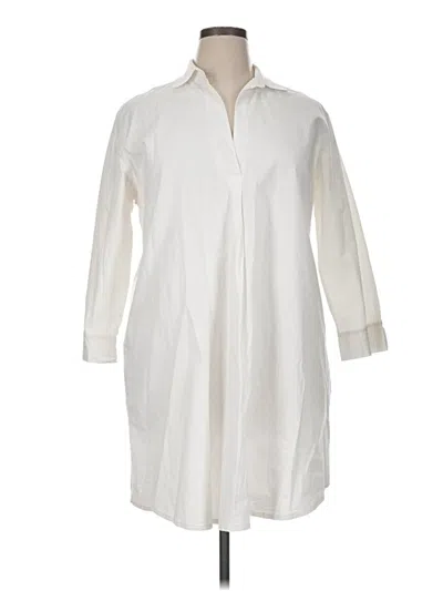 Pre-owned Unbranded Casual Dress In White