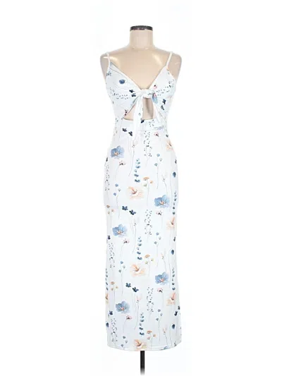 Pre-owned Unbranded Casual Dress In White