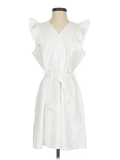 Pre-owned Unbranded Casual Dress In White