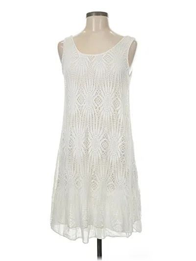 Pre-owned Unbranded Casual Dress In White