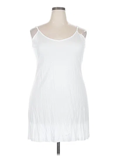 Pre-owned Unbranded Casual Dress In White